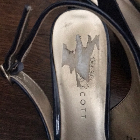 Blue high heel with sling back - Picture 6 of 6